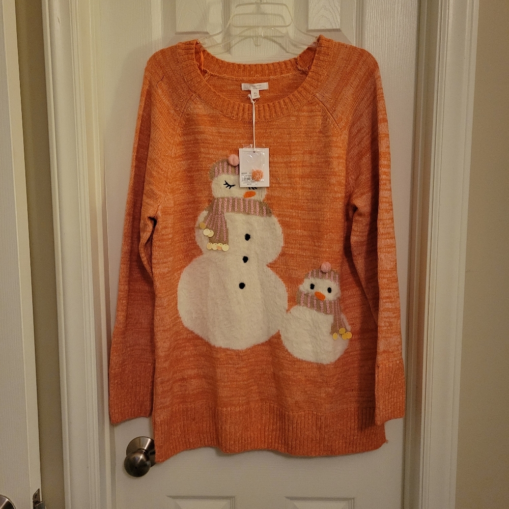 Lauren Conrad Snowman Sweater